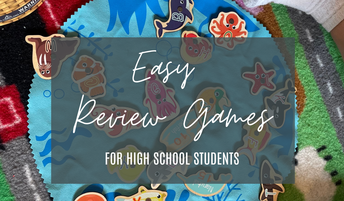 fun test review games for high school students