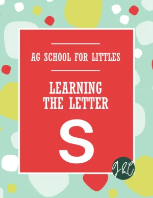 Ag School for Littles - Learning the letter S