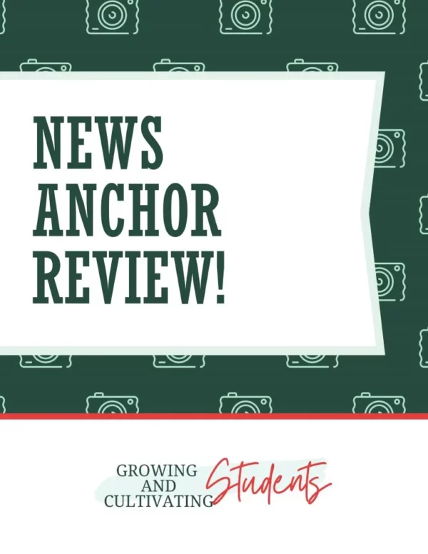 News Anchor Review Game