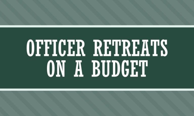 04 Officer Retreats on a Budget