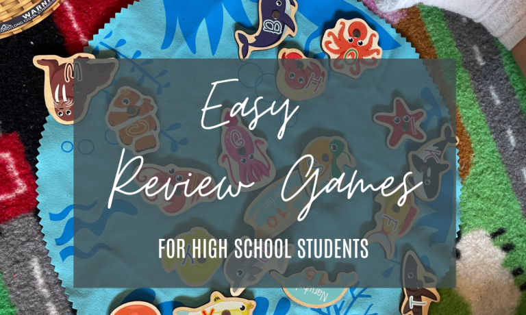 Easy Review Games For Elementary Students